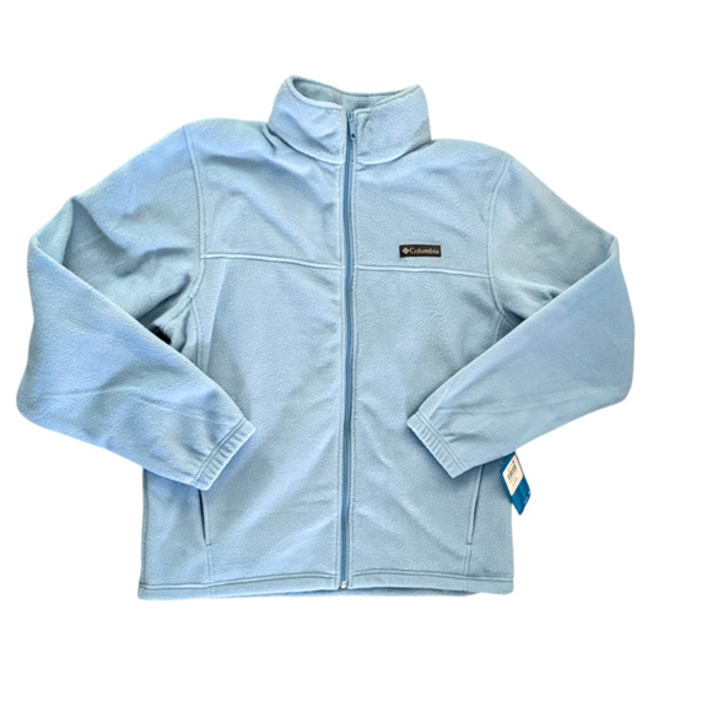 NEW Columbia Blue Fleece Jacket, Zip Up Granite Mountain Men's Large